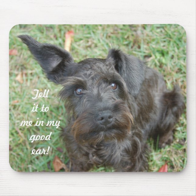 Schnauzer Mouse Pad (Front)