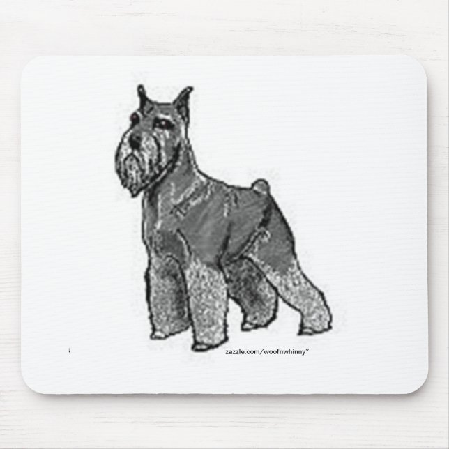Schnauzer Mousepad (Front)