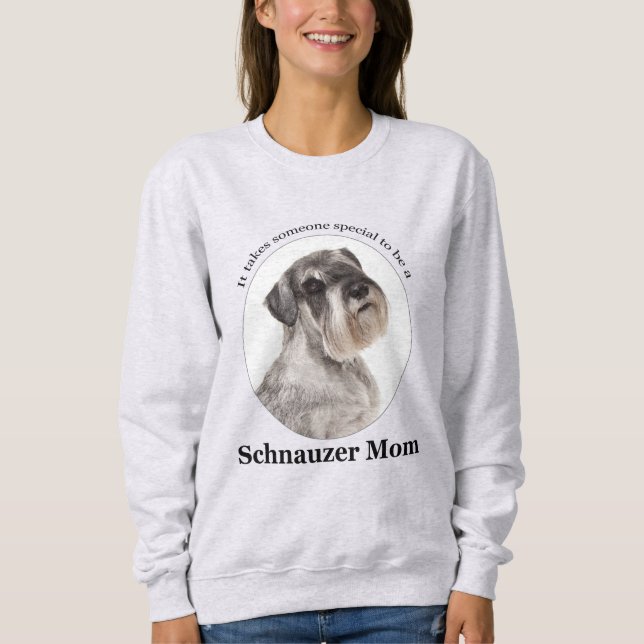 Schnauzer Mum Sweatshirt (Front)