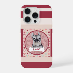 Schnauzer name Valentine Heart iPhone 11 Pro Case