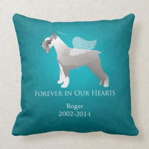 Schnauzer Pet Memorial Design Cushion