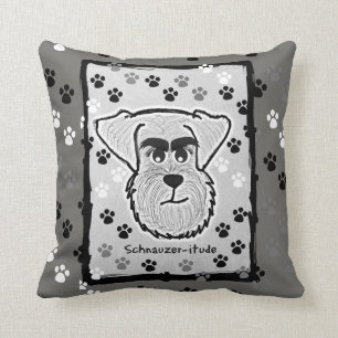 Schnauzer Pillow