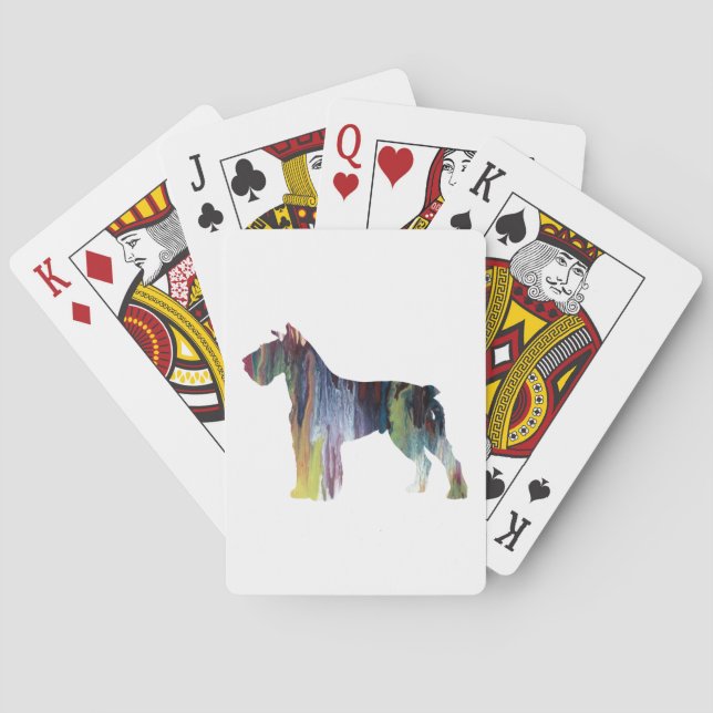 Schnauzer Playing Cards (Back)
