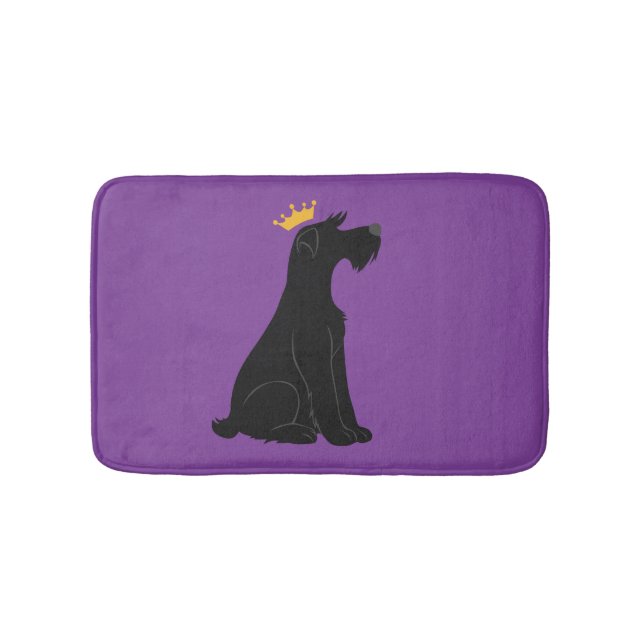 Schnauzer Prince Bath Mat (Front)