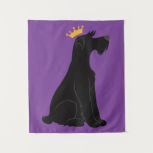 Schnauzer Prince Tapestry