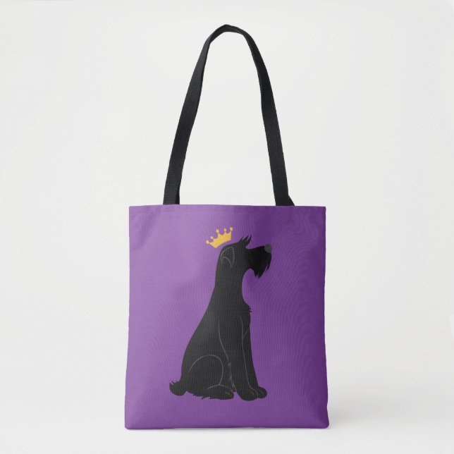 Schnauzer Prince Tote Bag (Front)