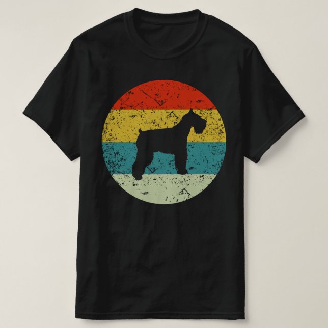 Schnauzer retro vintage T-Shirt (Design Front)