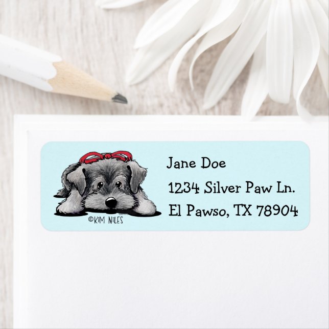 Schnauzer Return Address Labels (Insitu)