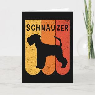 Schnauzer Schnauzer Mum Dog Owner Dog Lover Card