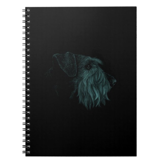 Schnauzer Spiral Notebook (Front)
