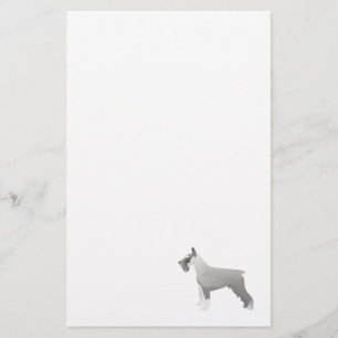 Schnauzer Templates ready to Customise Stationery