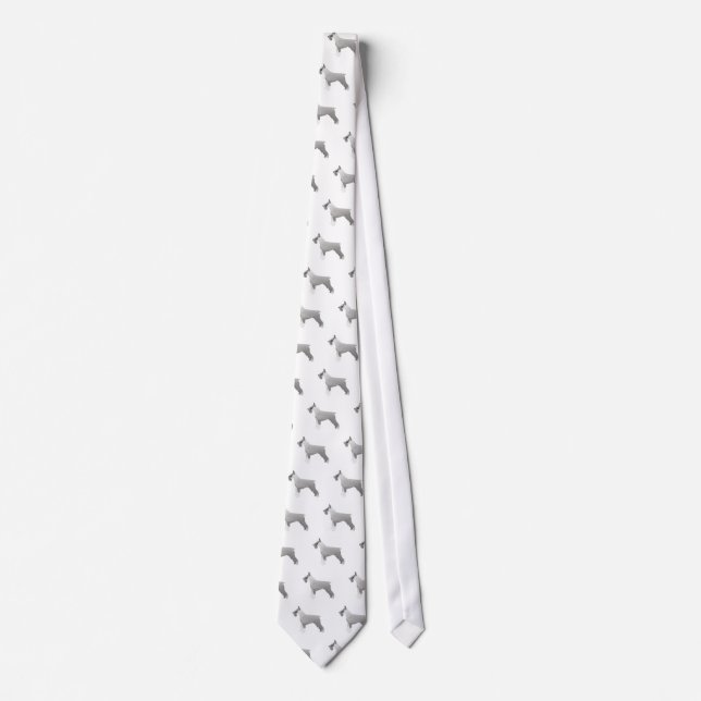 Schnauzer Templates ready to Customise Tie (Front)