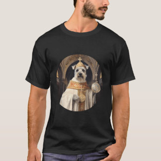 Schnauzer The Pope Funny Dog Religious T-Shirt