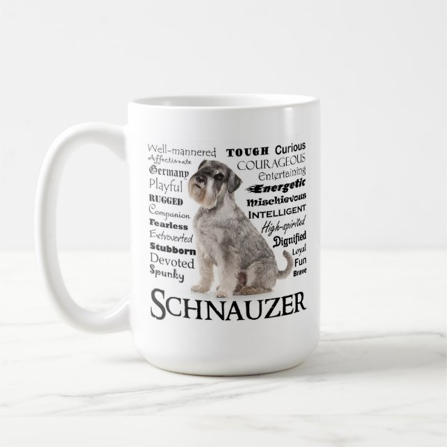 Schnauzer Traits Mug (Left)