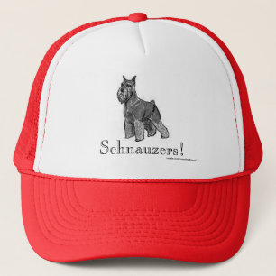 Schnauzer Trucker Hat