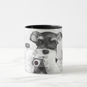Schnauzer with Camera Mug