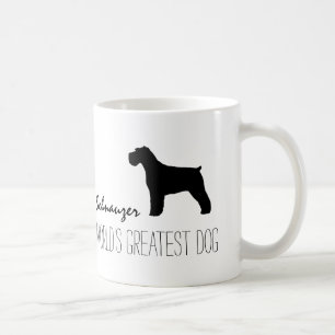 Schnauzer: World's Greatest Dog Custom Coffee Mug