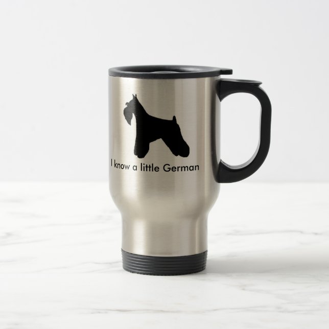 Schnauzers Rule Travel Mug (Right)