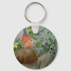 Schneckenreiten Key Ring
