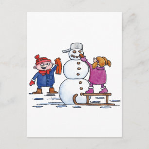 Schneemann Postcard
