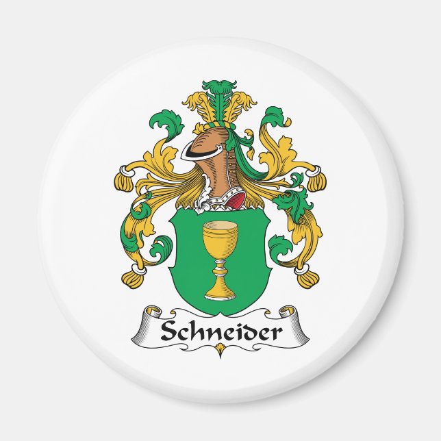 Schneider Family Crest Magnet (Front)