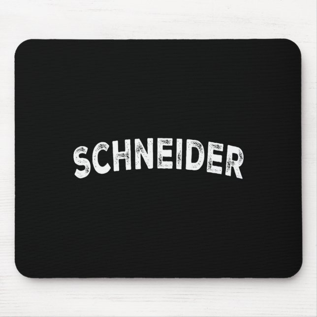 Schneider  mouse pad (Front)