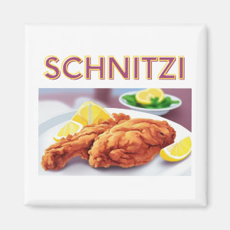 Schnitzi in Kitchen Magnet