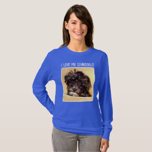 Schnoodle Dog Women's Sweatshirt T-Shirt