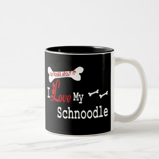 Schnoodle (I Love) Mug (Right)