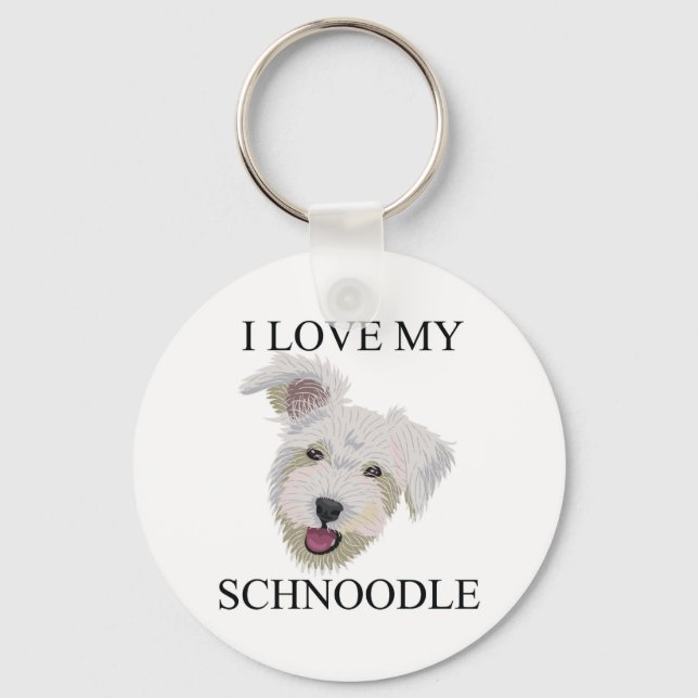 SCHNOODLE Love! Key Ring (Front)