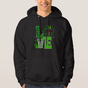 Schnoodle Shamrock Lucky C Irish St Patricks Day Hoodie