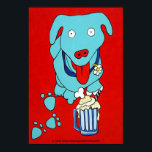 "SCHNOOK'S ROOT BEER FLOAT" Dog Art Print<br><div class="desc">illustrated artwork by Carla Tyree.  Originals can be found at pendragonartworks.com</div>