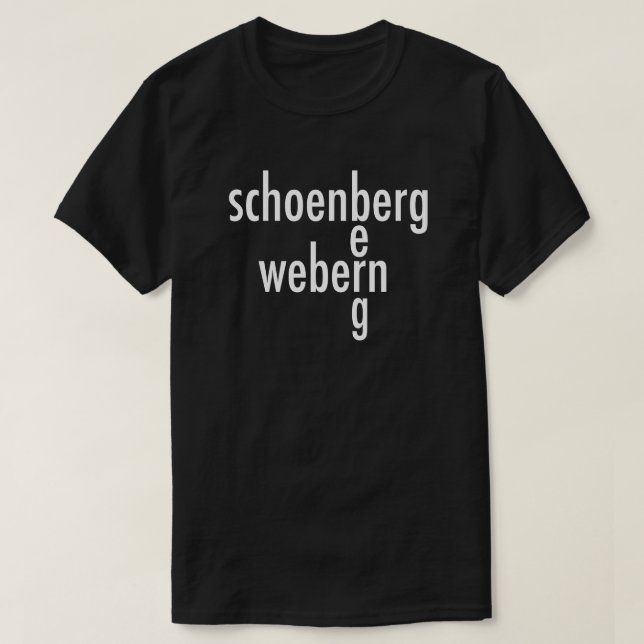 SCHOENBERG T-Shirt (Design Front)