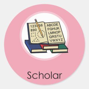 Scholar Doljabi Doljanchi Dol Korean birthday Classic Round Sticker