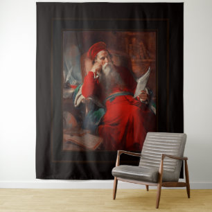 Scholar In His Study by Friedrich von Amerling Tapestry