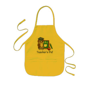 Scholar Owl-Teachers Pet Kids Apron