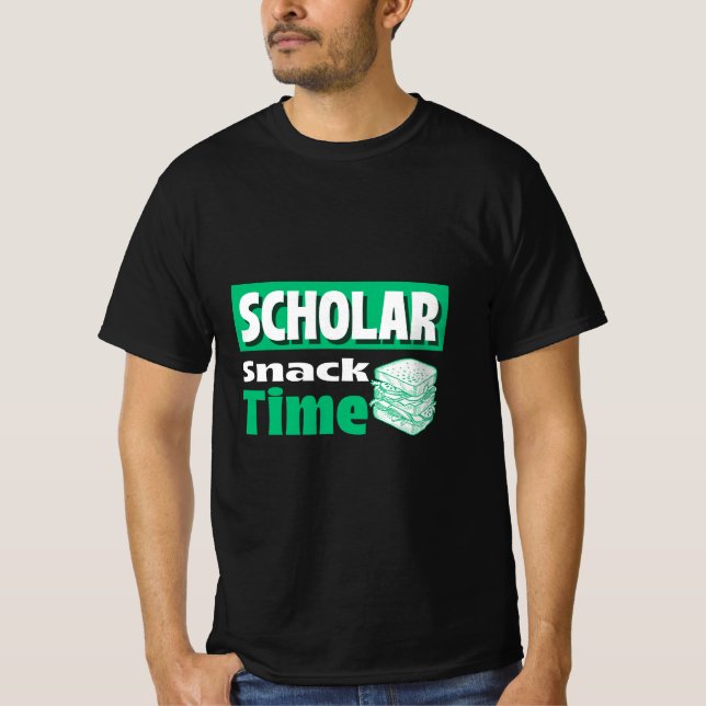Scholar Snack Time-School Lunch Break t-shirt (Front)