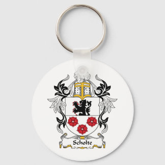 Scholte Family Crest Key Ring