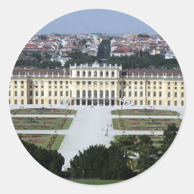 schönbrunn classic round sticker (Front)