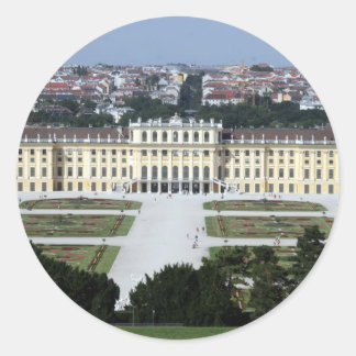 schönbrunn classic round sticker