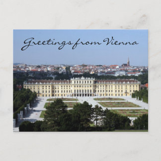 schönbrunn greetings postcard