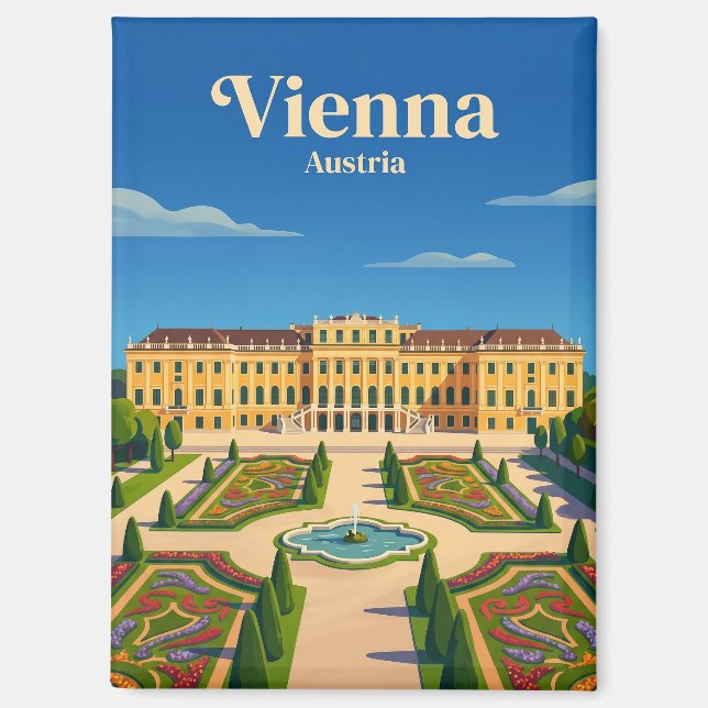 Schönbrunn Palace Austria Magnet (Front)