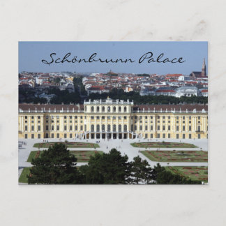 schönbrunn palace vienna postcard