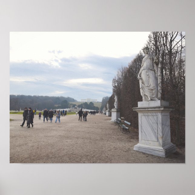 Schonbrunn Place Gardens, Vienna, Austria. Poster (Front)
