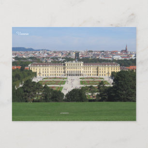 Schönbrunn Vienna Holiday Postcard
