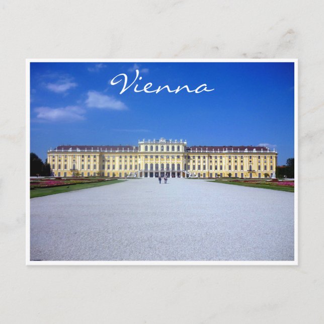 schönbrunn view postcard (Front)