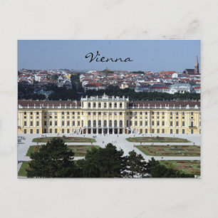 schönbrunn view postcard
