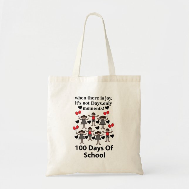 School 100 Days Of School  Tote Bag (Front)