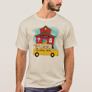 School and School Bus T-shirts and Gifts