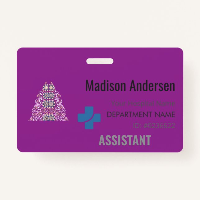 School Badges Online – Custom.Buy.Review.Style ID Badge (Front)